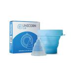 Unicorn Medical Grade Silicone Menstrual Cup/Sterilising Unit Blue UniBlue UNI39764