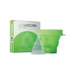 Unicorn Medical Grade Silicone Menstrual Cup/Sterilising Unit Grenn UniGreen UNI39766