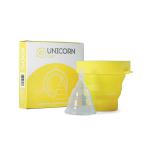 Unicorn Medical Grade Silicone Menstrual Cup/Sterilise Unit Yellow UniYellow UNI39767