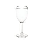 Wine Glass 265ml Polycarbonate Clear (Pack of 6) WG8584 UP00246