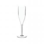 SECO Champagne Flute 190ml Polycarbonate Clear (Pack of 6) CF8977 UP00248