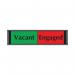 Sliding Sign Vacant/Engaged Self Adhesive V6DB/VE UP00728