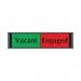 Sliding Sign VacantEngaged Self Adhesive V6DBVE UP00728