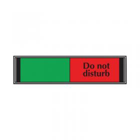 Sliding Sign Do Not Disturb 225x52mm V6DBDD UP21361