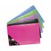 Stewart A4 Popper Wallet Landscape Assorted (5 Pack) PPLSA4-AST UP22772