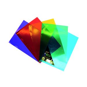 Stewart Superior Seco Cut Flush Folders A4 Assorted 25 Pack LSF-AST