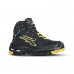 U.Power Cosmo Safety S3 Aluminium Toe Cap Leather Upper Boot 1Pr Black 5 UPRL1052405 UPW47403