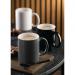 Utopia Pure White Straight Sided Mug 12oz Black (Pack of 12) E90038-00-B01012 UTP51854