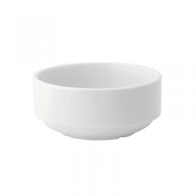 Utopia Tableware Pure White Stacking Soup Bowl 10oz (Pack of 6) E30023-B06036 UTP64074