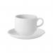 Pure White Stacking Cup x6 + Double Well Saucer x6 Pack of 2 UTP800001 UTP800001