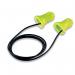 Uvex Hi-Com Corded Disposable Earplugs (Pack of 100) Green UV2112101 UV40397