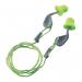 Uvex Xact-Fit Corded Earplug Green (Pack of 50) Green UV49925