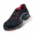 Uvex 1 X-Tended Support S1 Non Metallic Toe Protection Shoe 1Pr BlackRed 8 UV8512808 UV52928