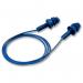 Uvex Whisper+ Detectable Earplug with Cord (Pack of 50) Blue UV59932