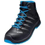 Uvex 2 Trend Safety S3 Steel Toe Cap Boots 1 Pair Black/Blue 05 UV76968