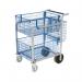 GoSecure Heavy Duty Mail Trolley 2 x Wire Baskets MT3 VAL06853