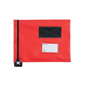 GoSecure Flat Mail Pouch Red 286x336mm FP7R VAL37067