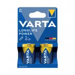 Varta Longlife Power C Alkaline Battery 1.5V (Pack of 2) 4914121422 VAR12812