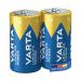 Varta Longlife Power C Alkaline Battery 1.5V (Pack of 2) 4914121422 VAR12812