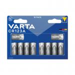 Varta Lithium Battery CR123ACR17345 3V Cylindrical (Pack of 10) 6205301461 VAR99560