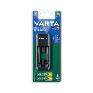 Varta USB Duo Charger AAAAA  Recharge Batteries 2x AAA 800 mAh