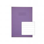 Rhino Exercise Book 48 Page F12 A4 Purple (Pack of 100) VEX681-107-8 VC12600