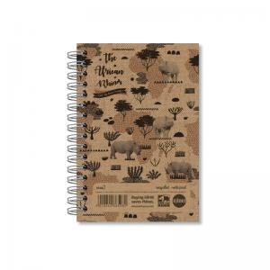 Rhino Wirebound Notebook 200 Pages 7mm Ruled A6 Pack of 6 SRSE3