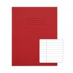 Rhino Exercise Book 8mm Ruled 80 Pages 9x7 Red (Pack of 100) VC46631 VC46631