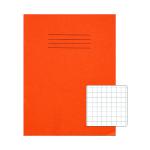 Rhino Exercise Book 10mm Square 80P 9x7 Orange (Pack of 100) VC46834 VC46834