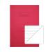 Rhino Exercise Book 8mm/Plain 64 Pages A4 Red (Pack of 50) VC48379 VC48379