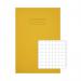 Rhino Exercise Book 10mm Square 64P A4 Yellow (Pack of 50) VC48405 VC48405