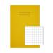 Rhino Exercise Book 10mm Square 64P A4 Yellow (Pack of 50) VC48405 VC48405