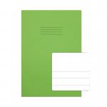Rhino Exercise Book 15mmPlain 64 Pages A4 Green (Pack of 50) VC48412 VC48412