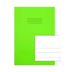 Rhino Exercise Book 15mm/Plain 64 Pages A4 Green (Pack of 50) VC48412 VC48412