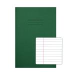 Rhino Exercise Book 8mm Ruled 80P A4 Dark Green (Pack of 50) VC48432 VC48432