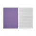 Rhino Exercise Book 8mm Ruled 80 Pages A4 Purple (Pack of 50) VC48471 VC48471