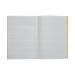 Rhino Exercise Book 8mm Ruled 80 Pages A4 Yellow (Pack of 50) VC48472 VC48472