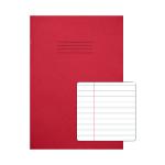 Rhino Exercise Book 8mm Ruled 80 Pages A4 Red (Pack of 50) VC48473 VC48473