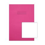 Rhino Exercise Book Plain 80 Pages A4 Pink (Pack of 50) VC48483 VC48483