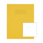 Rhino Exercise Book Plain 80 Pages 9x7 Yellow (Pack of 100) VC48990 VC48990