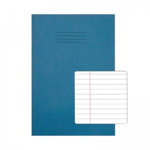 Rhino Stationery Rhino Exercise Book A4 8mm Ruled Light Blue Pack of