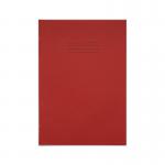 Rhino Exercise Book 8mm Ruled with Margin 80 Pages A4+ Red (Pack of 50) VDU080-200-4 VC51165