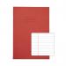 Rhino Exercise Book 80 Page 13x9in 8mm Ruled Red Contract (Pack of 50) VDUV080-200-6 VC51221