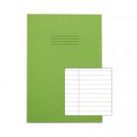 Rhino Exercise Book 80 Page 13x9in 8mm Ruled Light Green Contract (Pack of 50) VDUV080-238-8 VC51223