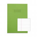 Rhino Exercise Book 80 Page A4 8mm Ruled Light Green Contract (Pack of 50) VEXV668-1205-6 VC51228
