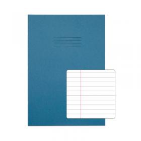 Rhino Stationery Rhino Exercise Book 80 Page A4 8mm Ruled Light Blue Contract (Pack of 50) VEXV668-1335-4 VC51229