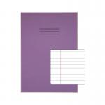 Rhino Exercise Book 80 Page A4 8mm Ruled Purple Contract (Pack of 50) VEXV668-1595-0 VC51231