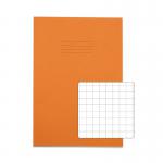 Rhino Exercise Book 80 Page A4 10mm Squares Orange Contract (Pack of 50) VEXV668-268-6 VC51235