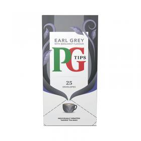 PG Tips Earl Grey Envelope Tea Bags (Pack of 25) 800398 VF10052