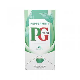 PG Tips Peppermint Envelope Tea Bags (Pack of 25) 800400 VF10058